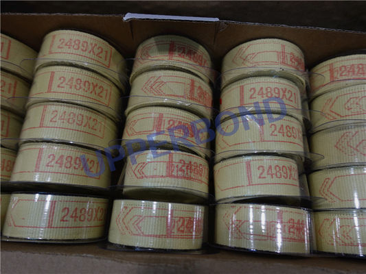 Αγορά ατελείωτη κίτρινη Aramid ταινία Garniture μετάδοσης 2489 * 21 χιλ. ηλεκτρονική κατασκευή