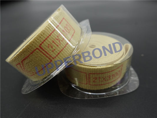 18.5 * 3100 κίτρινες Garniture ταινίες χιλ. για τη ράβδο φίλτρων τσιγάρων που κατασκευάζει τη μηχανή